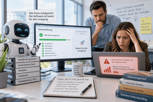 Warum es keine gute Idee ist, sich im Softwaretest ausschließlich auf KI zu verlassen
